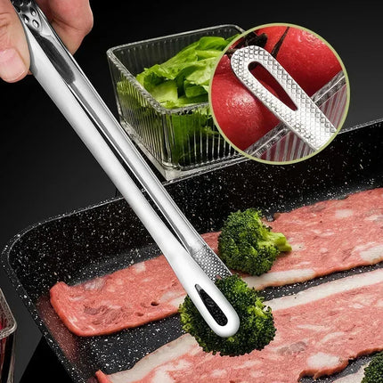 Stainless Steel Kitchen Tongs Barbecue Tongs Clip BBQ Grill Meat Tongs Cooking Tweezers for Food Utensils Home Kitchen Tools
