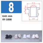 8mm / 5Pcs(Black)
