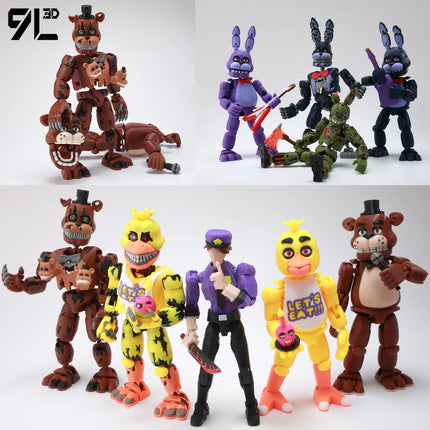 9L 3D Fantasy Warrior Character Model Horror Style Action Figure Desktop Display Collectible Toys Ornament Dummy13 Lueky13 Gifts
