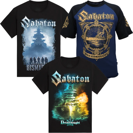Sabaton Fleet Kriegsmarine Album T-shirt Heavy Metal Rock Band Oversized Y2k T-shirt Women Men Streetwear Harajuku Male Clothing