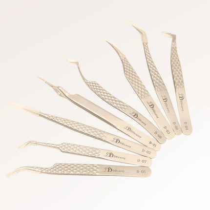 Volume Eyelash Pincet Eyelash Tweezers Antistatic Anti-Slip High-Density Precision Accurate Tweezers Nippers Point