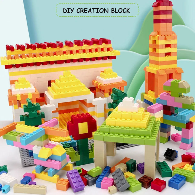 125g/250g DIY Building Blocks Bulk Set City Classic Bricks Colorful Assembly Creative Toy Educational Interactive Toy for Kids