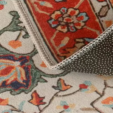 Tapis de style rétro américain pour chambre à coucher Grand tapis de salon Décoration Tapis antidérapant Lavable Tapis de sol de salon Tapis doux pour la maison