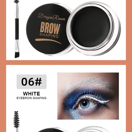 Matte Brown Black Wild Eyebrow Cream 3D Natural Tint Eyebrow Enhancers Gel Wax Waterproof Lasting Eye Makeup Cosmetic Tools