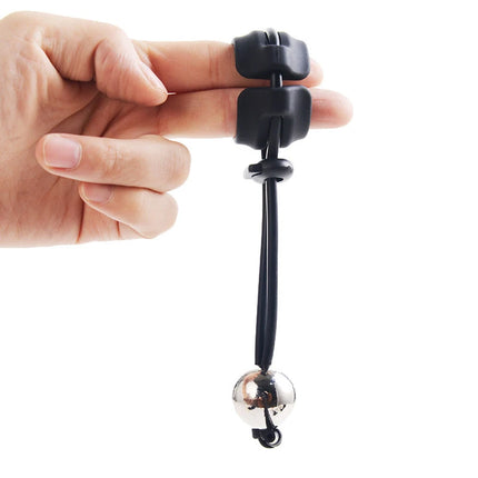 New 1Pc Male Penis Ring Exercise Device Weight Bearing Penis Extender Enlargement Stretcher Ball Semen Lock Sex Toys For Men