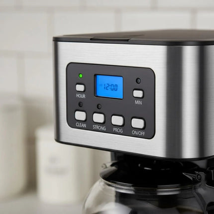 Automatic Pour-over Coffee Machine 24-Hour Timer Programmable Coffee Machine Kitchen Appliance Keep Warm 950W High Power