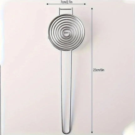 Egg Separator Long Handle Egg White Separator Food Grade Stainless Steel Egg Yolk Divider Filter Kitchen Gadget