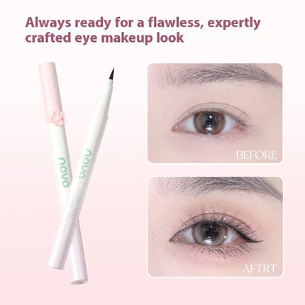 NOVO Waterproof, sweat-resistant and smudge-proof liquid eyeliner pen with long-lasting, quick-drying formula