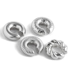 4pcs Silver