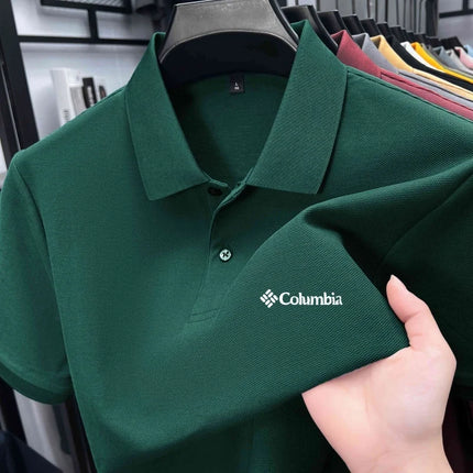 Cotton100% Men's Summer Luxury High Quality Short Sleeves Polo Shirt Letter Printing 25colors Brand T-Shirt Business Men's Wear
