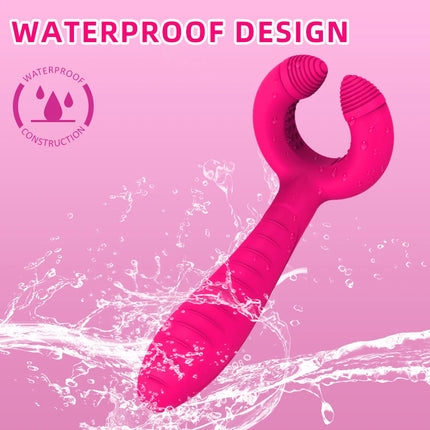 Powerful G Spot Rabbit Vibrator for Women Nipple Clitoris Stimulator Massager Three Motors Dildo Adult Goods Sex Toys for Female