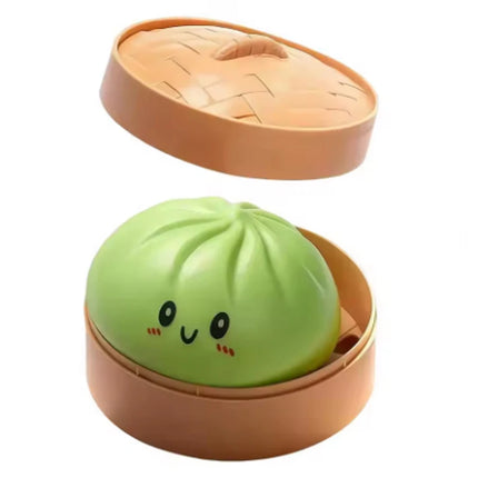 New Giant Squishies Dumpling Bun Toy, Slow Rising Glitter Dumpling Stress Ball, Stress Relief Fidget Toy for Home Office Travel