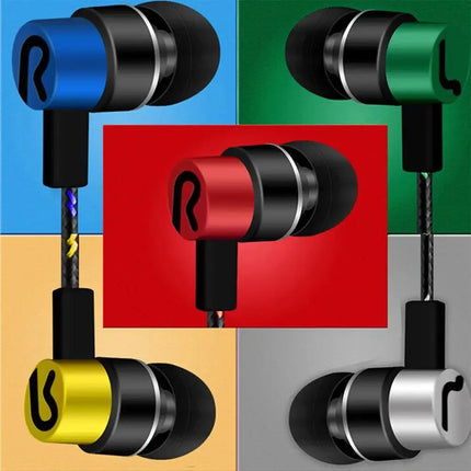 High Quality 3.5mm Super Bass In-Ear Stereo Earbuds Earphone Cool Colorful Earphone for Samsung Huawei Xiaomi LG Universal
