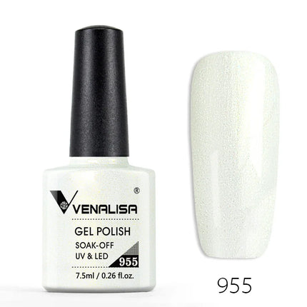 Venalisa Nail Gel Polish Semi Permanent Salon Quality TPO Free Glitter 7.5ml Soak off UV LED Nail Gel Varnish