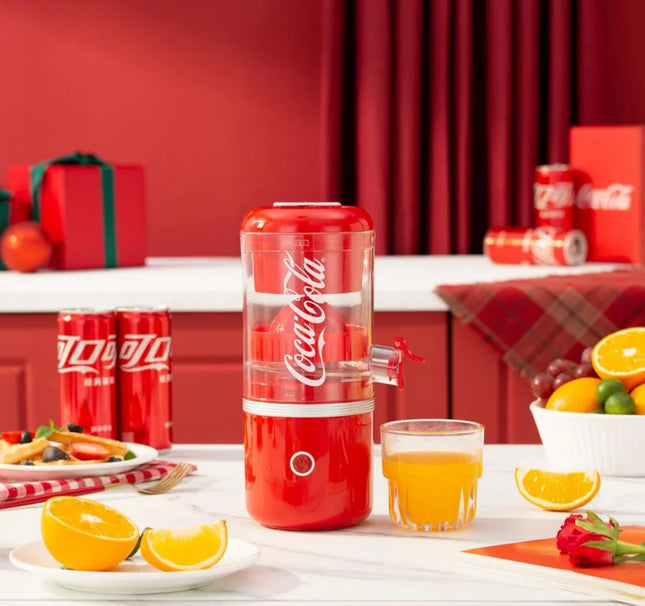 CoCa Cola Portable USB Personal Mini Juicer Cup Multifunctional Electric Travel Juicer Cup Detachable Kitchen Blender