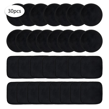 10 /20/30 Reusable Makeup Remover Pads, a Gentle Facial Cleansing Sponge Suitable for All Skin Types, Odorless, Beauty Tool