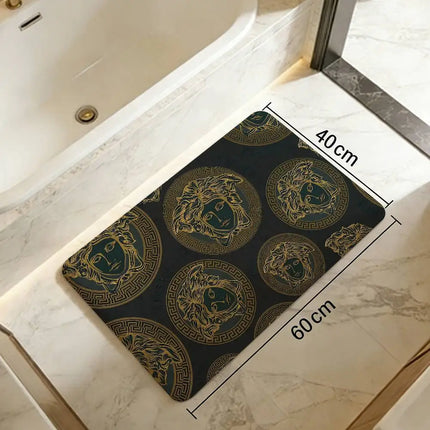 Fashion And Luxury V-Versace Entrance Door Mat Nordic Style Home Doormat Bathroom-Toilet Mats Bedroom Hotel Decor Mat