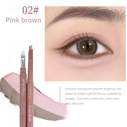 Dual-Tone Under-Eye Matte Highlighting Shadow Pencil Nude Beige Brown Brightening Cream Lying Silkworm Eyeliner Aegyo sal Pen
