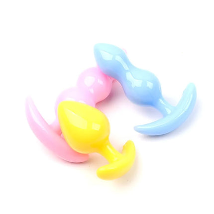 Butt Plug Silicone Anal Plug Prostate Massager Stimulator Adult Supplies Dilator Anus Beads Sex Toys For Women Man Gay Ass Tail