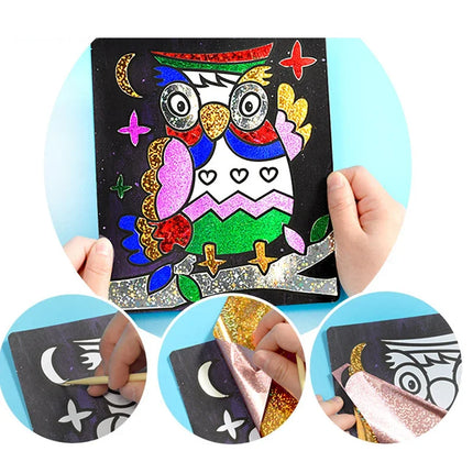 Magic Transfer Painting Kids DIY / Peinture Transfert Magique Enfants