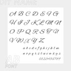SMTBLKZ-AB  Font / Gold Color