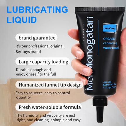 Sex Lubricant Anal Lubrication Easy to Clean Love Gel Lube Vaginal Anal Water Based Lubricant Oral Men Masturbation Orgasm Gel