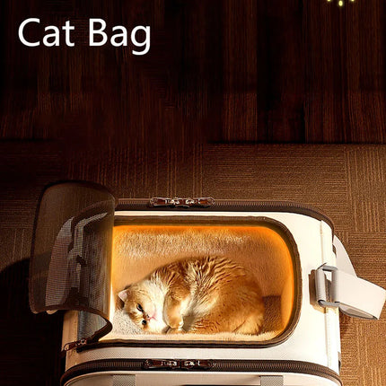 Foldable Portable Pet Carrier Bag for Small Dogs and Cats - Breathable Outdoor Shoulder Bag, Pet Supplies