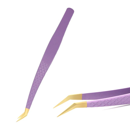 AILEISHI Eyelashes Tweezers Stainless Steel Superhard Tweezers High Precision Anti-static Tweezers For Eyelash Extensions Tools