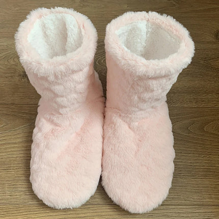 2026 Winter Adult Thick Warm Floor Shoes High Tube Non-Slip Indoor Cotton Shoes Plush Home Slippers Men And Women