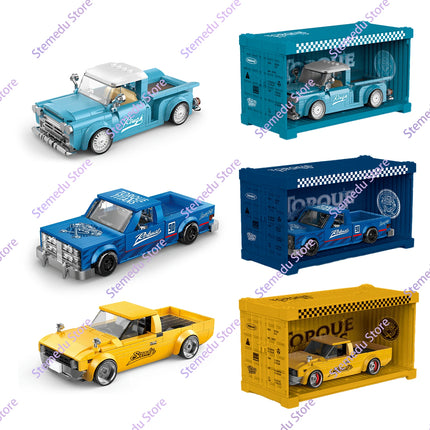 MOC PB8801-8849 Technical Speed Car MX5 Racing Car Model Camper Container Building Block Brick Assembly Toys Kids Xmas Gift
