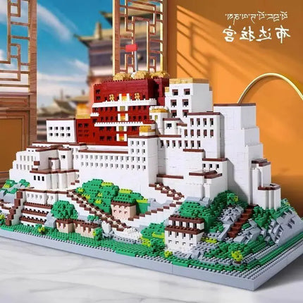 China Potala Palace building block model, a large-scale architectural model assembly toy/gift.