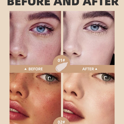 YOUNG VISION Matte Finish Soft-Focus Concealer Brightens complexion Waterproof Contouring concealer for sculpted definition
