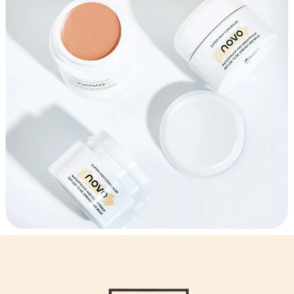 1pcs 3-Color Concealer Waterproof Full Coverage Concealer Professionally Cover Dark Circles Around Eyes and Face for All Skin