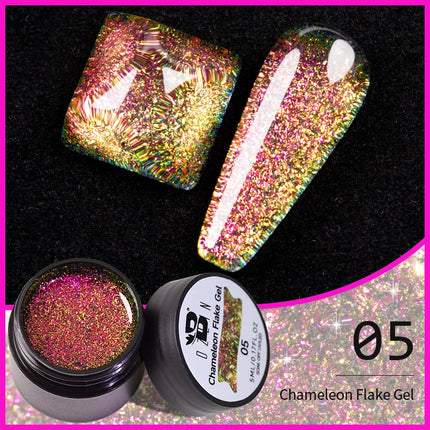 AWStorG 5ML Super Silver Metallic Gel Nail Polish Metal Effect Painting Gel Chromes Varnis Semi Permanent for Nail DIY