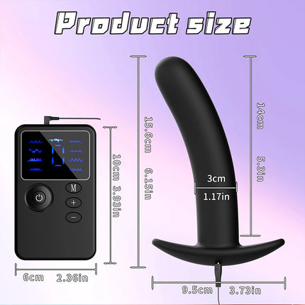 Silicone Anal Plug Electric Shock Orgasmic Masturbationadult Adult Game Vaginal plug Butt Plug BDSM Sex Toys For Women Men Gay