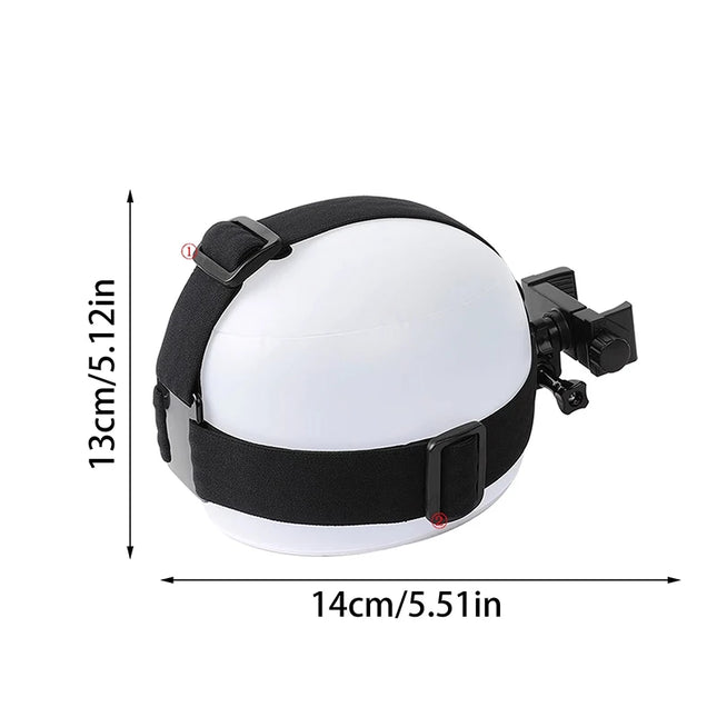 Head-Mounted Headband Bracket Adjustable Live Broadcast Mobile Phone Holder First-Person View Fixed Bracket Gift