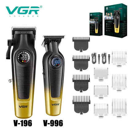 Barber Professional Hair Cutting Machine for Men Professional Kit DLC Blade 10000RPM VGR V-196 V-996 ROSYOUS RS-620