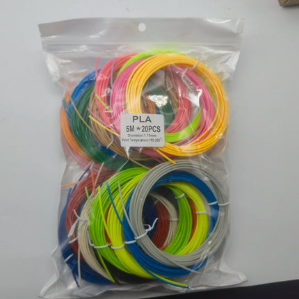 5M 20 Colors 3D Pen Refills Pla 3D Pen Printing Cables 3D Printer Filament Printing Materials High Precision Printer Cable