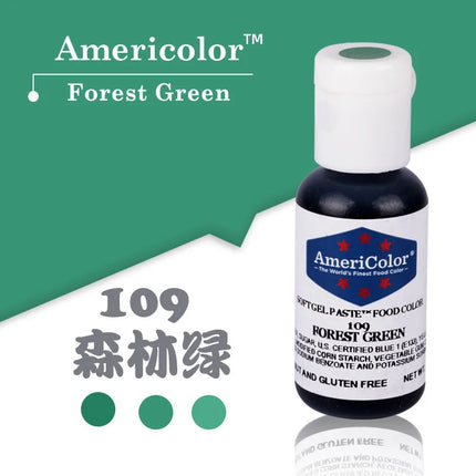 Americolor 22 colors Food Grade Dyeing Pigment Crystal Colorant Epoxy DIY Candle Soap Coloring Handmade Crafts Pigment