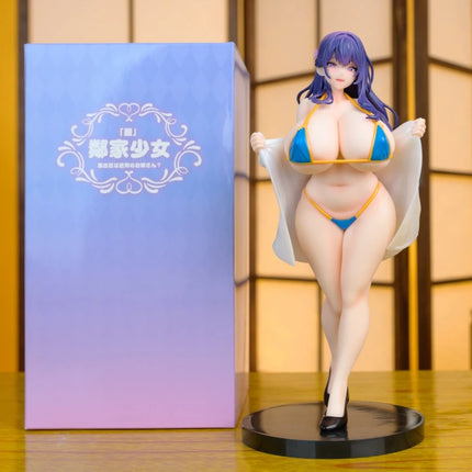 24CM MikukanShojo Insight Girl Mwn the elder sister neighborhood girl figure PVC Action Adult Anime Model Adult doll Toys