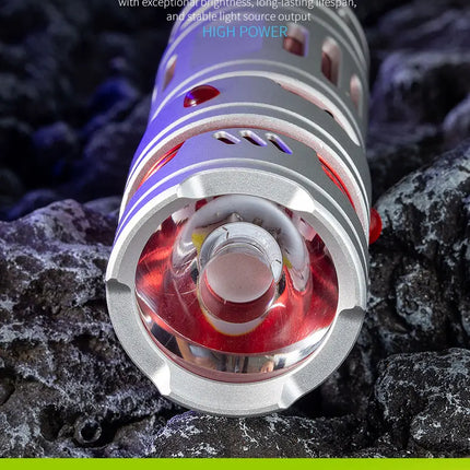 Mini EDC Flashlight Rechargeable Pocket Torch Light Outdoor Camping Fishing Hiking Self Defense Emergency Keychain Flashlights
