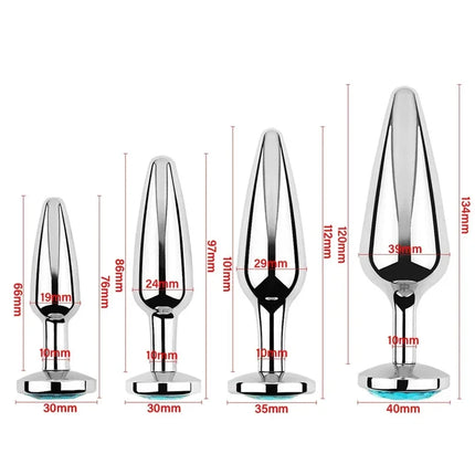 Metal Anal Beads Butt Plug Set Small Large Wearable Ass Analplug Jewelry Dilator Dildo Prosate Massager Sex Toy Man Women Shop