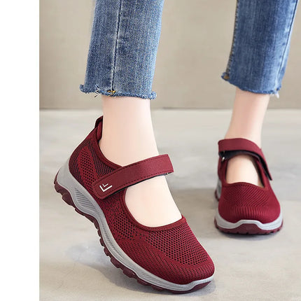 Women Shoes Breathable Vulcanized Shoes White ZapaWomen Sneakers Fashion Breathable Mesh Casual Walking Shoes Women Work Shoes