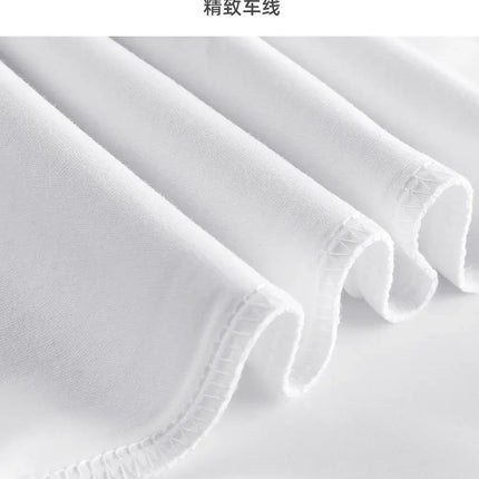 100% Cotton 450g M2 Heavy Cotton Short-sleeved T-shirt Summer Round Neck Loose Versatile Bottoming Shirt for Men and Women