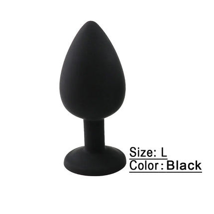 Silicone Butt Plug Anal Plug Unisex Sex Stopper 3 Different Size Adult Toys for Men/Women Anal Trainer for Couples 18+ Sex Shop