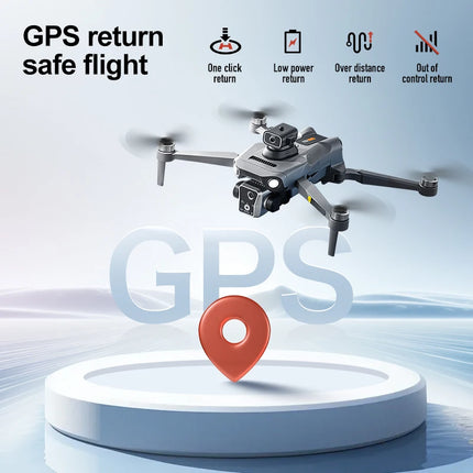 K19 MAX drone GPS return and screen aerial photography aircraft brushless airdrop remote control aircraft quadcopter toy