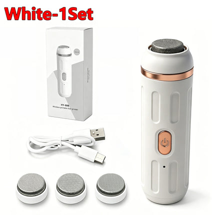 SoftAura Electric Foot Callus Remover Cordless Rechargeable 2 Gears Dry Skin Exfoliation Foot File for Home Pedicure Care