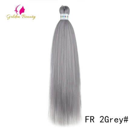 26"Corlorful Selling Jumbo Easy Braiding Hair Ombre Rainbow Braiding Cosplay Hair Synthetic Pre Stretched Hair Braids wigs
