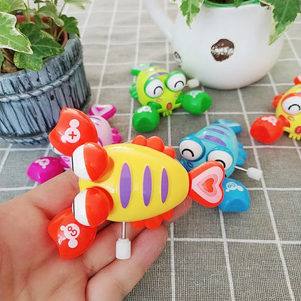 New Clockwork Toy  Cartoon Winding Creative Cute Lobster marine organisms Small Animal Gift