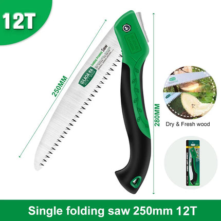 LAOA SK5 Sharp Tooth Foldable Garden Pruning Saw Multifunctional Hand Pruner for Gardening Camping Woodworking Cutting Tool
